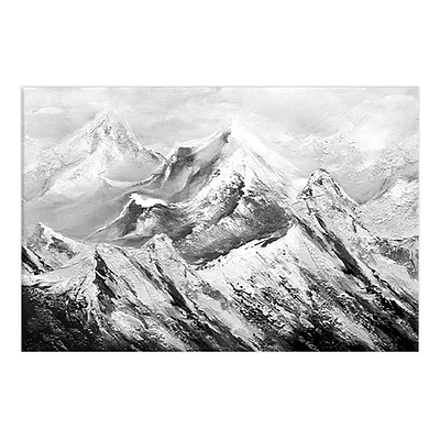 Framed Mountains Canvas Wall Art, 36x24