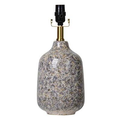 Speckled Ceramic Small Lamp Base, 15"