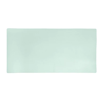 Mint Faux Leather Desk Pad, 31x15.5