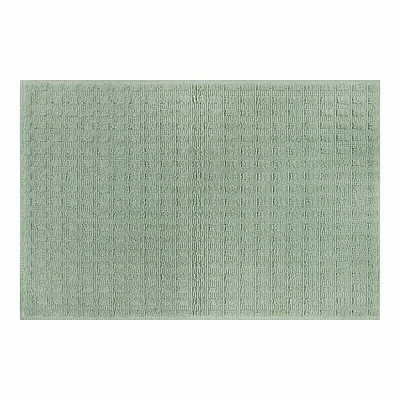 Woven Square Desert Sage Bath Rug, 20x30