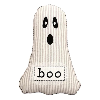 Boo Ghost Shaped Throw Pillow, 15x20