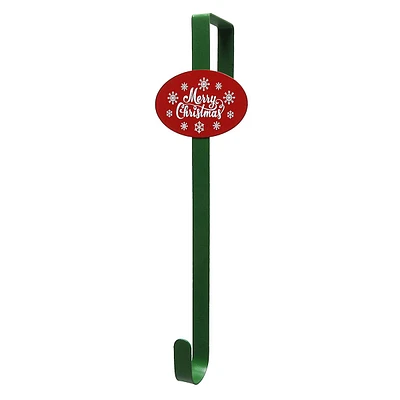 Green Merry Christmas Wreath Hanger, 15"