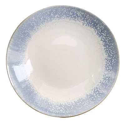 Blue Glaze Ceramic Decorative Bowl, 13x3