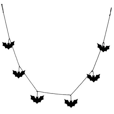 Halloween Bat Garland, 72"