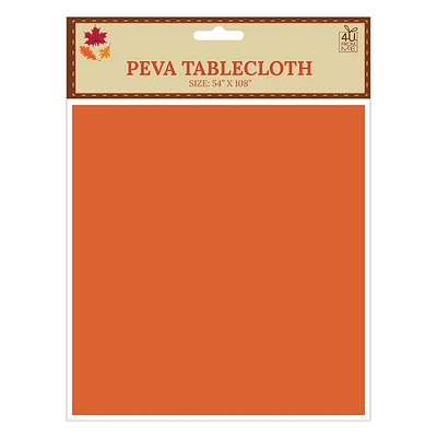 Fall Orange Tablecloth 54 X 108 In