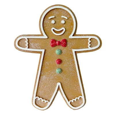 Gingerbread Boy Wall Decor, 9"