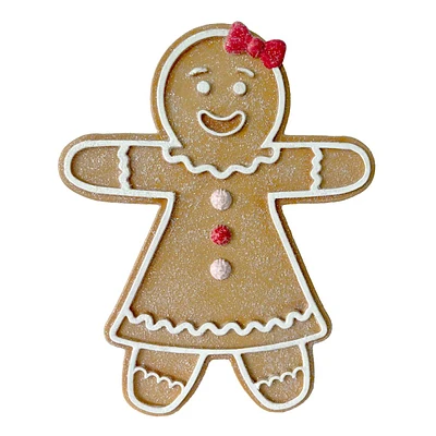 Gingerbread Girl Wall Decor, 9"