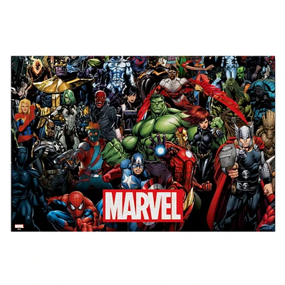 Marvel Group Canvas Wall Art