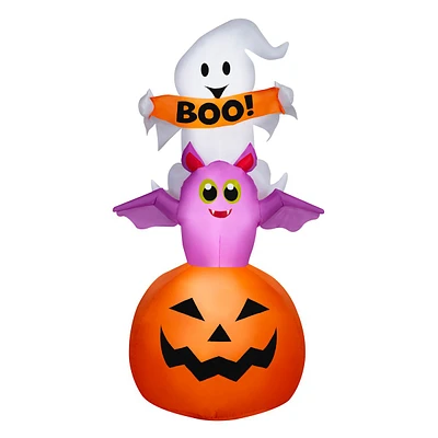 Inflatable Halloween Character Stack, 5.5'