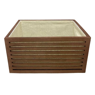 Crosby St. Wooden Crate with Removable Liner, Large