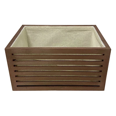 Crosby St. Wooden Storage Crate with Removable Liner