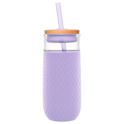 Ello Lilac Glass Devon Tumbler, 18oz