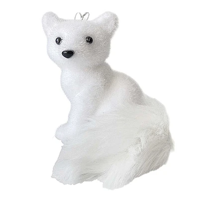 Providence Silver White Fox Ornament