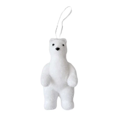 Providence Silver Standing Polar Bear Ornament