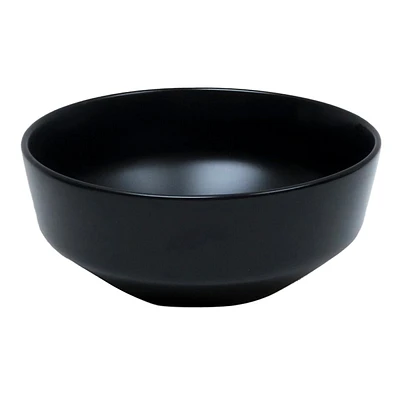 Crosby St. Black Ceramic Salad Bowl, 6"