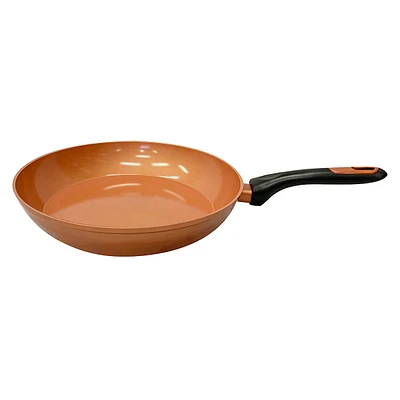 Copper Finish Ceramic Frying Pan, 12"