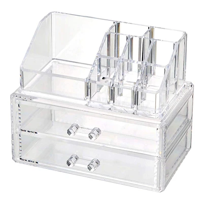 2-Pack Mini Clear Cosmetic Organizer