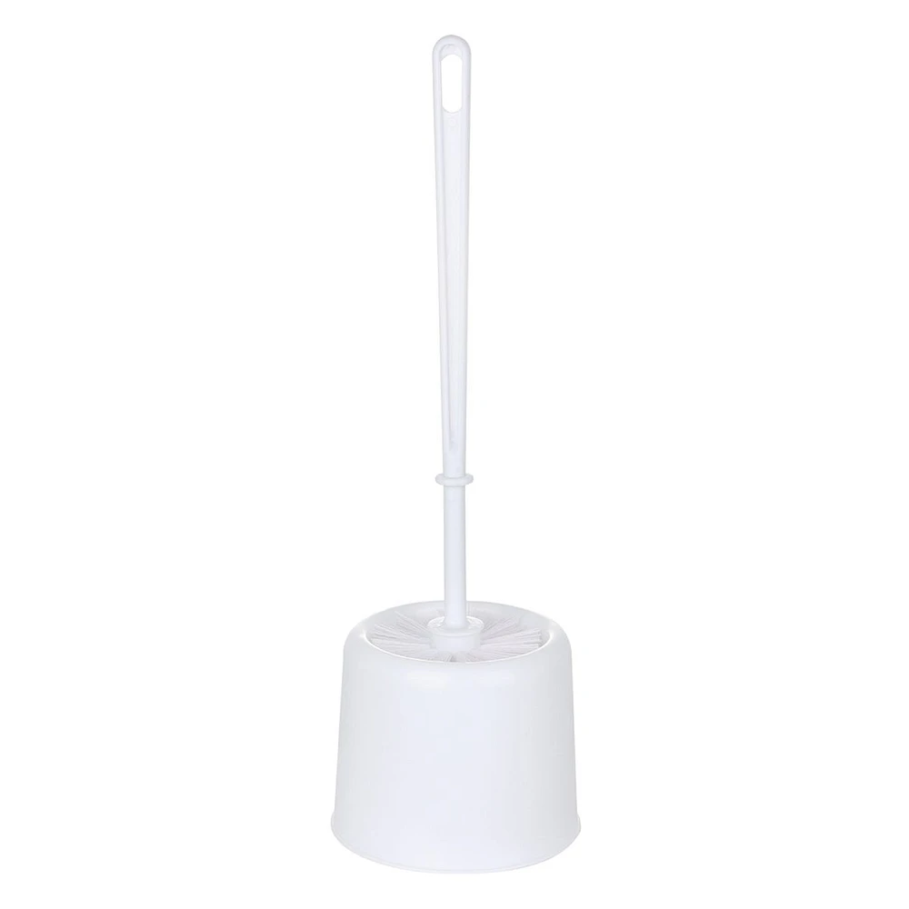 White Toilet Brush