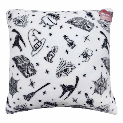 Doodle Plush Throw Pillow, 18"