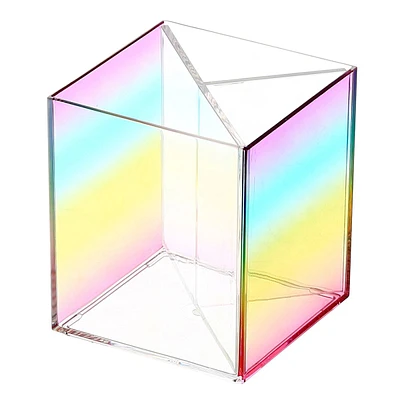 Rainbow Square Cosmetic Brush Holder