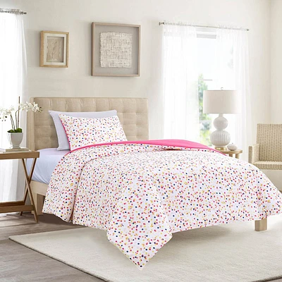 Oh Joy! -Piece Confetti Printed Duvet Set with Insert