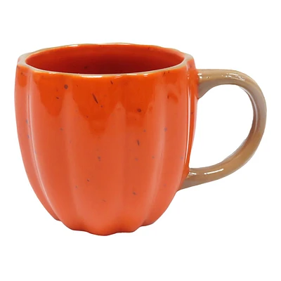 Honeybloom Orange Pumpkin Mug, 16oz