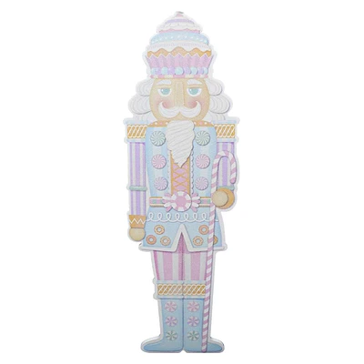 Mrs. Claus' Bakery Pink Nutcracker Porch Leaner, 32"