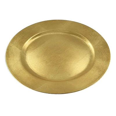 Shiny Gold Charger Plate, 13"