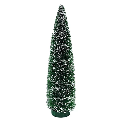 Green Sisal Tree with Snow, 16"