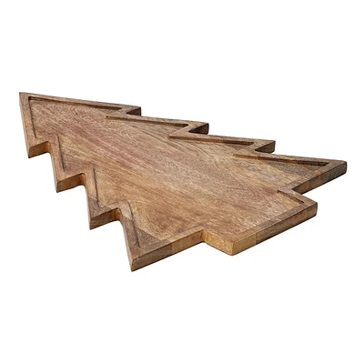 Wooden Tree Serve Board, 18x14