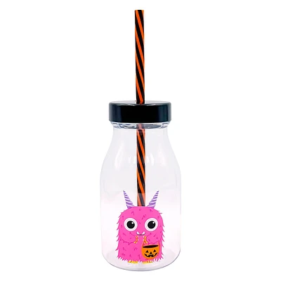 Pink Monster Milk Bottle, 13oz