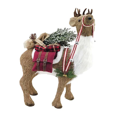 Eating Sisal Reindeer Decor, 22"