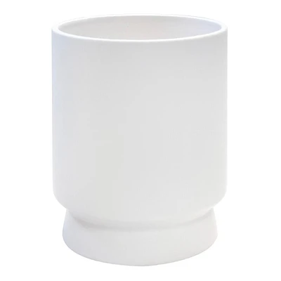 Indoor White Clay Planter, Small