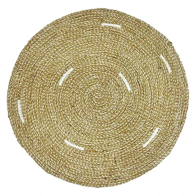 Natural Jute Round Placemat, 15"