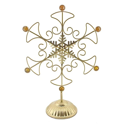 9.5In Metal Gold Xmas tree topper