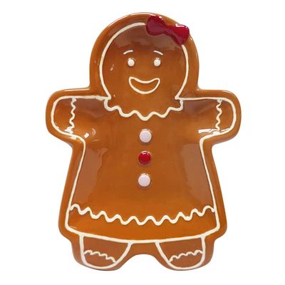 Gingerbread Girl Ceramic Spoon Rest