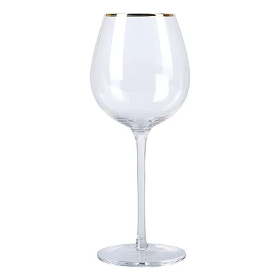 Providence Gold Rim Wine Goblet