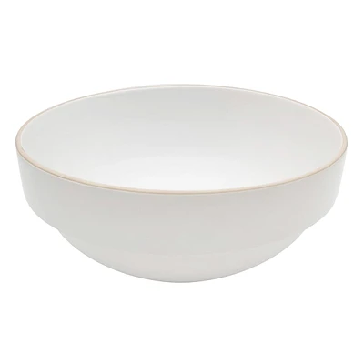 Tracey Boyd White Ceramic Serving Bowl, 10"