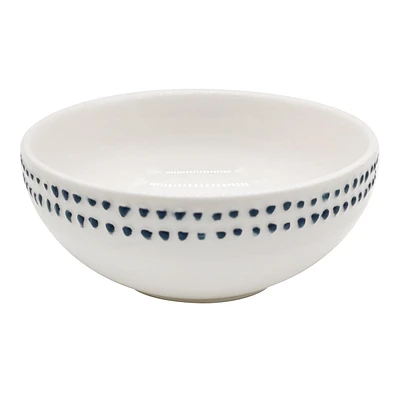 Blue Dot Cereal Bowl