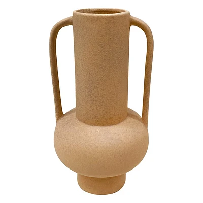 Unglazed Long Handle Vase, 6x11