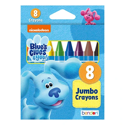 8-Count Blues Clues Jumbo Crayons