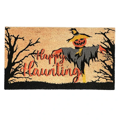 Happy Haunting Coir Mat, 18x30