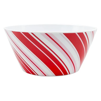 Striped Melamine Cereal Bowl, 6"