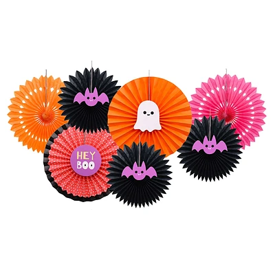 Halloween Paper Fan Decoration Pack