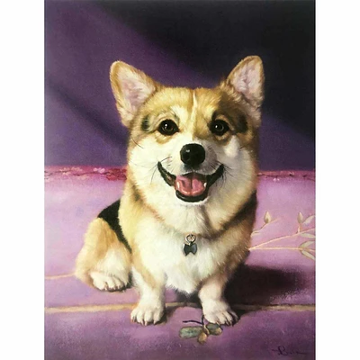 Corgi Canvas Wall Art