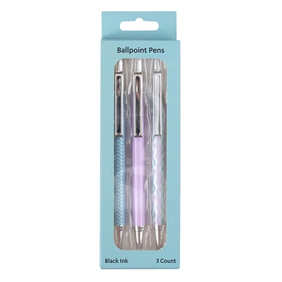 Value Table 1 Ballpoint Pen 3 Pack - Blue