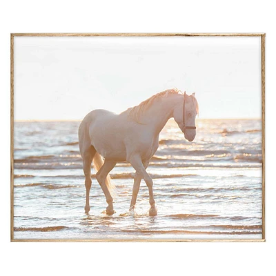 Framed Horse Canvas Wall Art