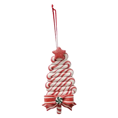 Peppermint Tree  Ornament, 6.5"