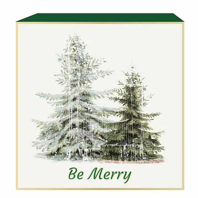 Gift Card Holder Flip Top Lid Trees