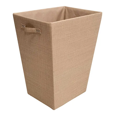 Natural Fabric Tapered Laundry Hamper